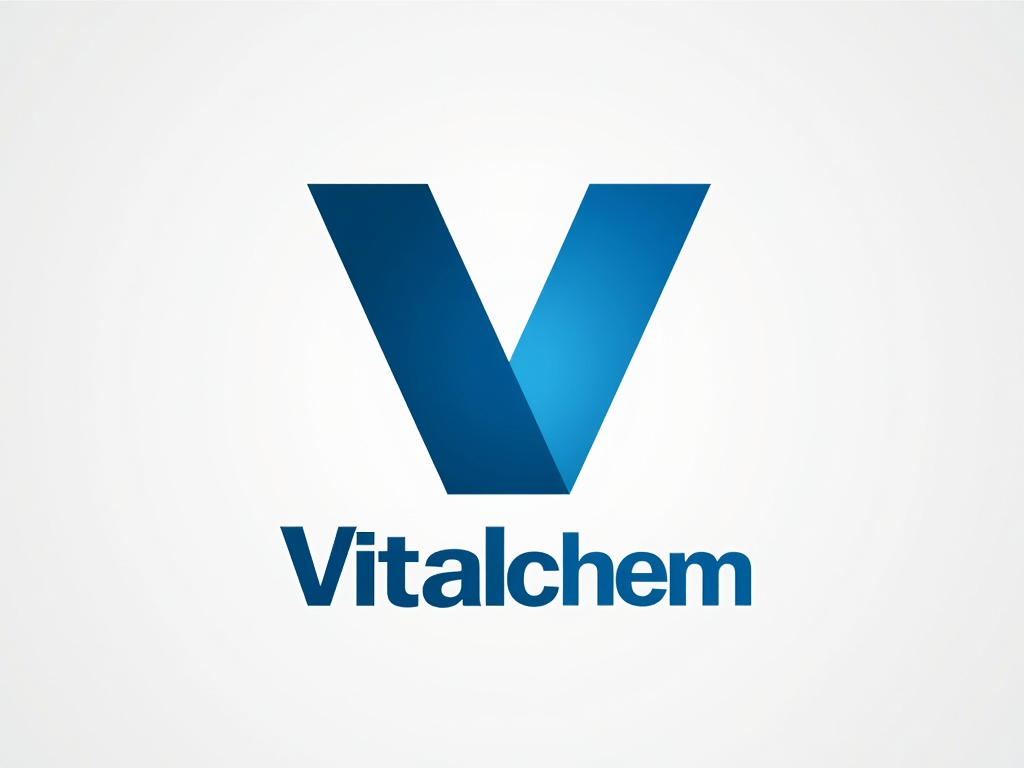 Vitalchem isimli bir firmam var, bu isime uygun logo oluşturabilir misin