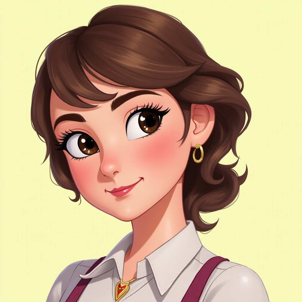 Draw this pixar girl.