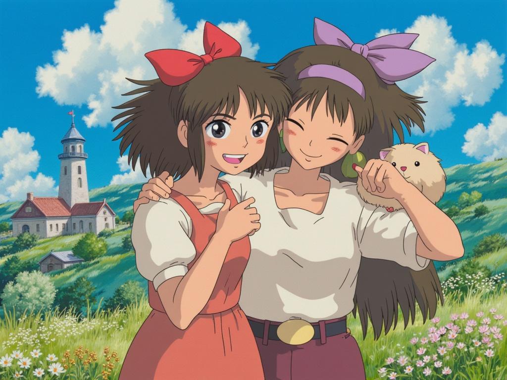 restyle image in studio ghibli style keep all details as it is 