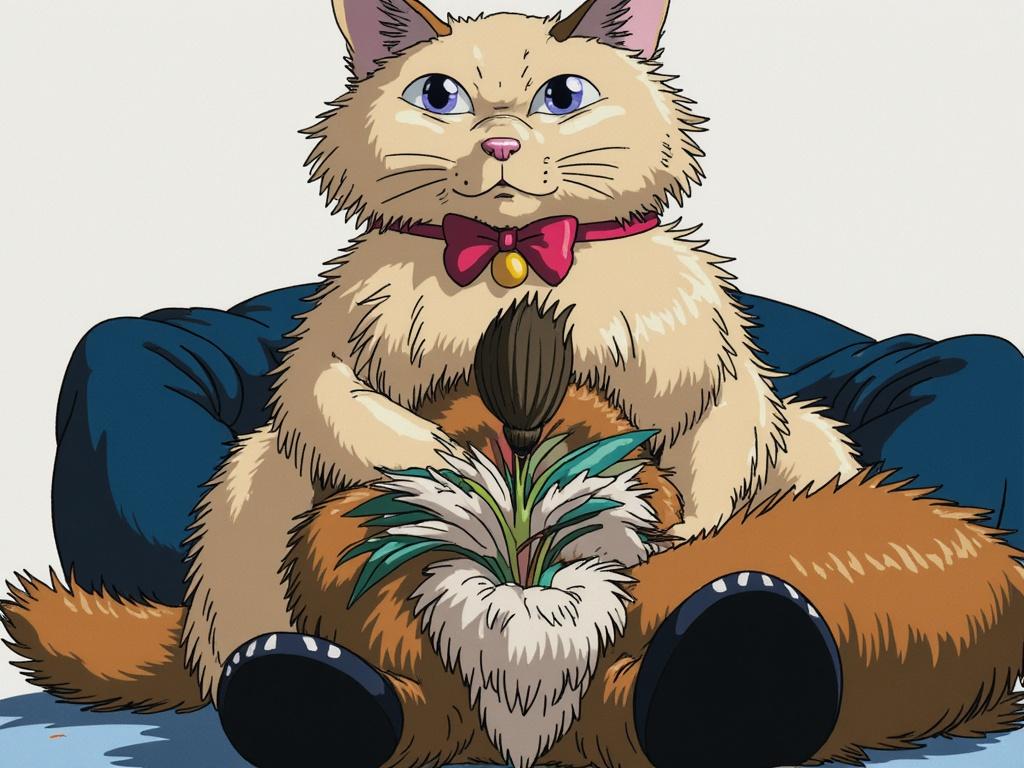 a fat cat