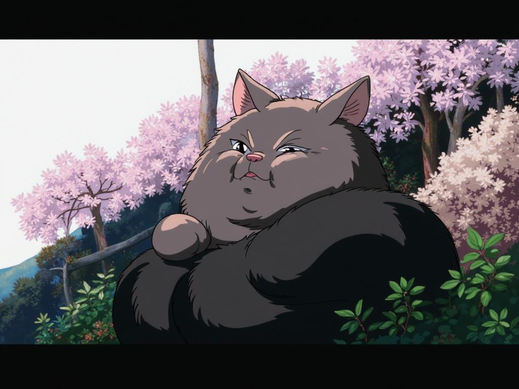 a fat cat