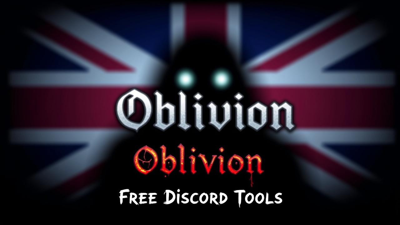 Jai un tools discord gratuit 
il sapppelle oblivion
je suis anglais
