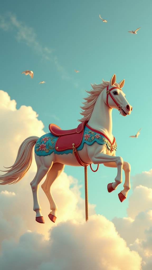 A CAROUSEL HORSE IN THE SKY



