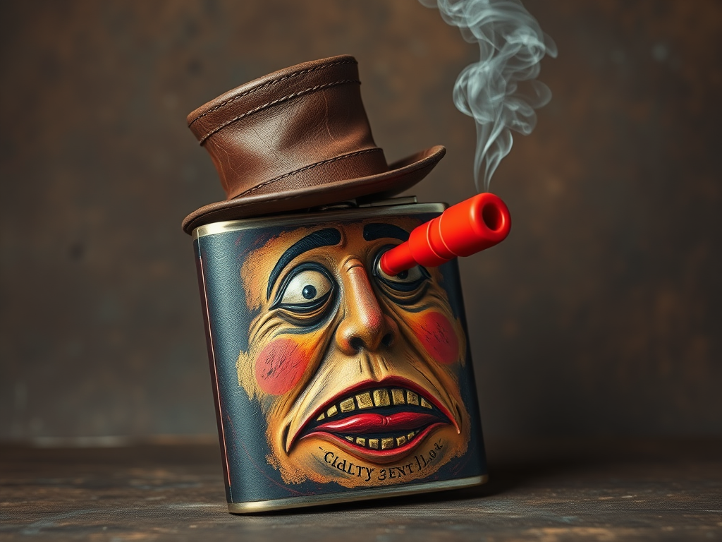 a-distressed-antique-pocket-flask-with-a-th1td990h
