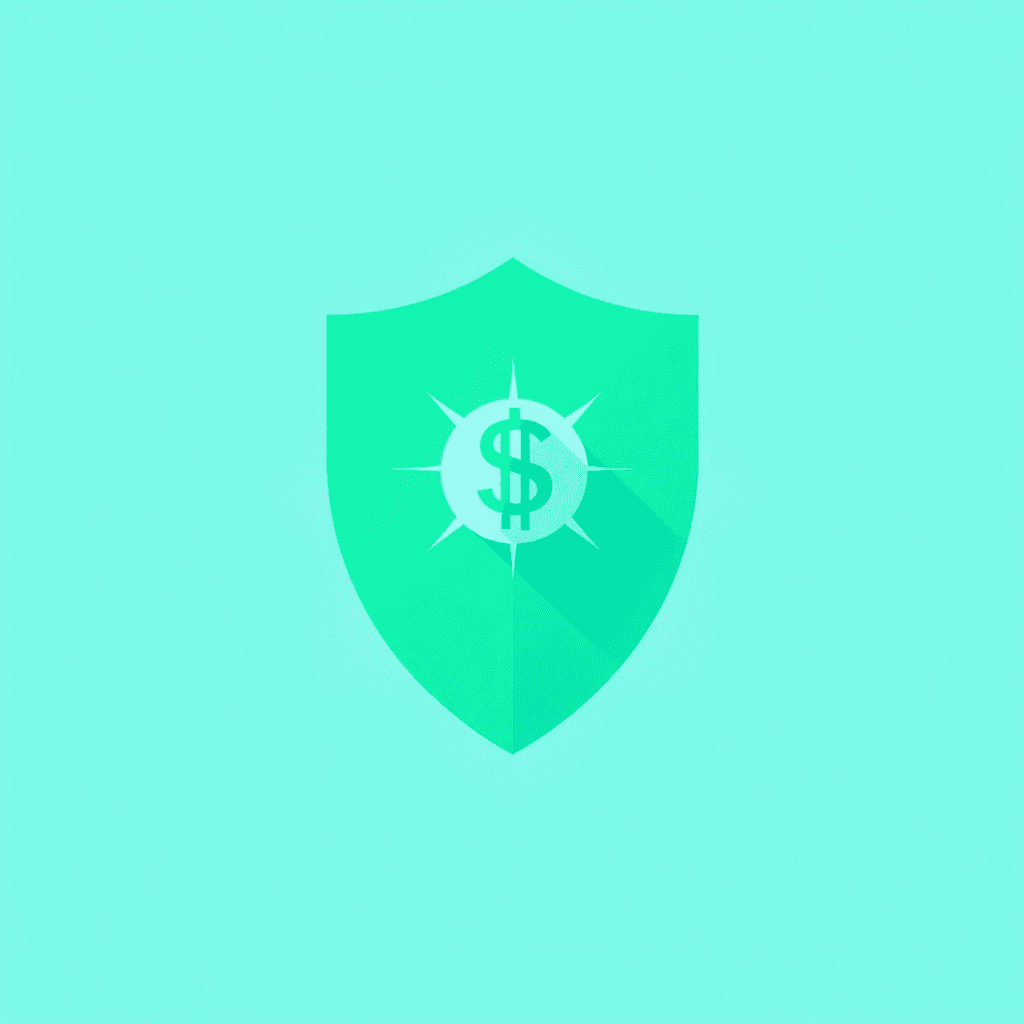 a-stylized-teal-and-green-shield-subtly-h0fvar3iyx