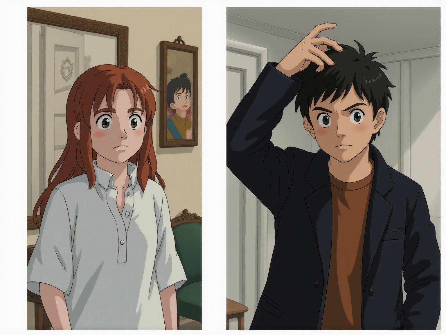 ghibli style
Que parezca que estamos juntos en la misma foto 