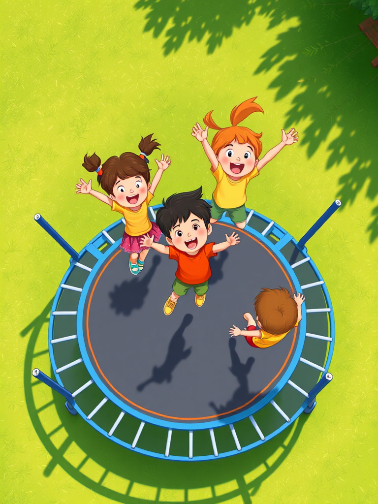 aerial-view-cartoon-illustration-of-kids-6aalshnl6