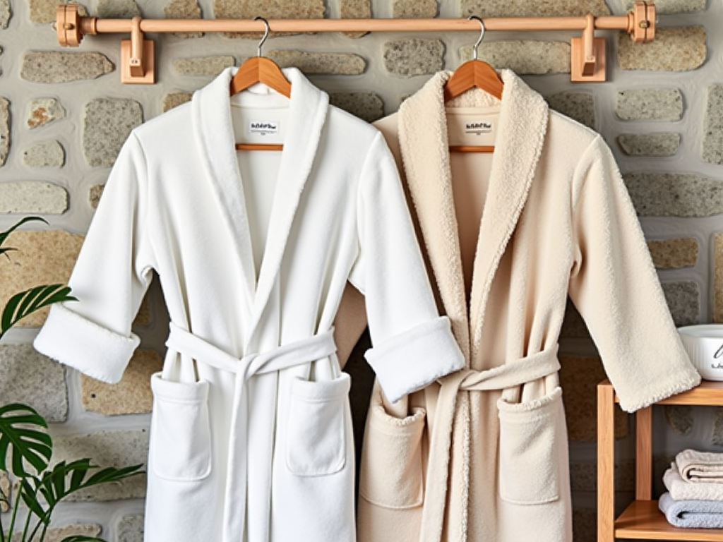 the-image-shows-two-bathrobes-hanging-on-5a5zc9pxt