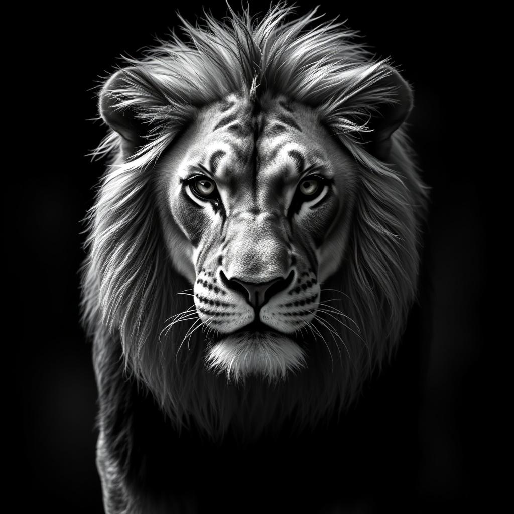 hyper-realistic-black-and-white-portrait-of-a-lion-fwbxkastx
