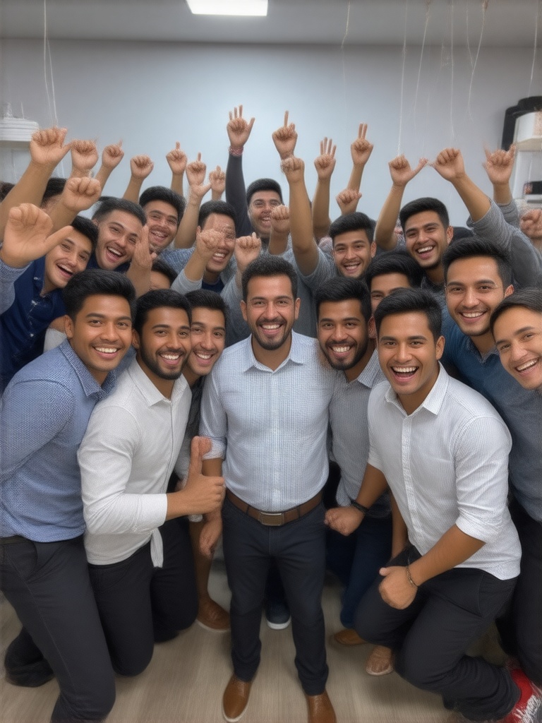 www.mtechcs.com and his team celebrating their another successfull implementation of ERP