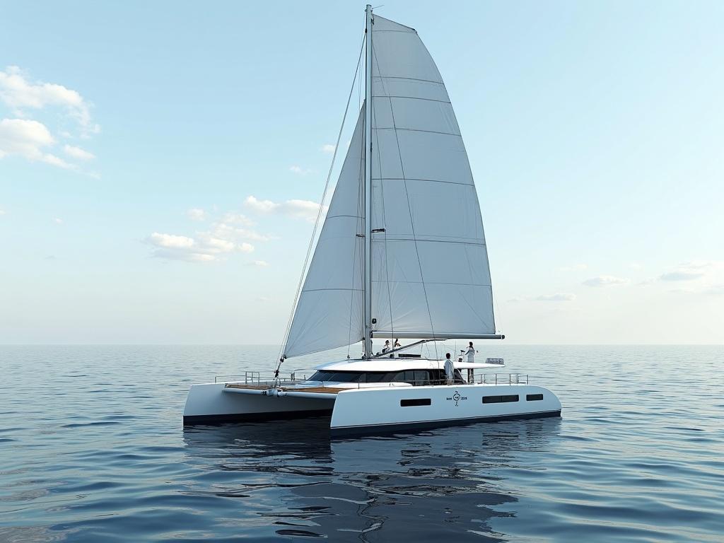 un catamaran biplan 
 

