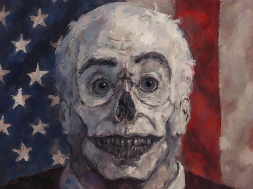 Generate a typical racist white drunk from America