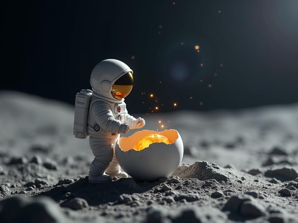 a-tiny-astronaut-hatching-from-an-egg-on-the-moon-2cpob90ep2