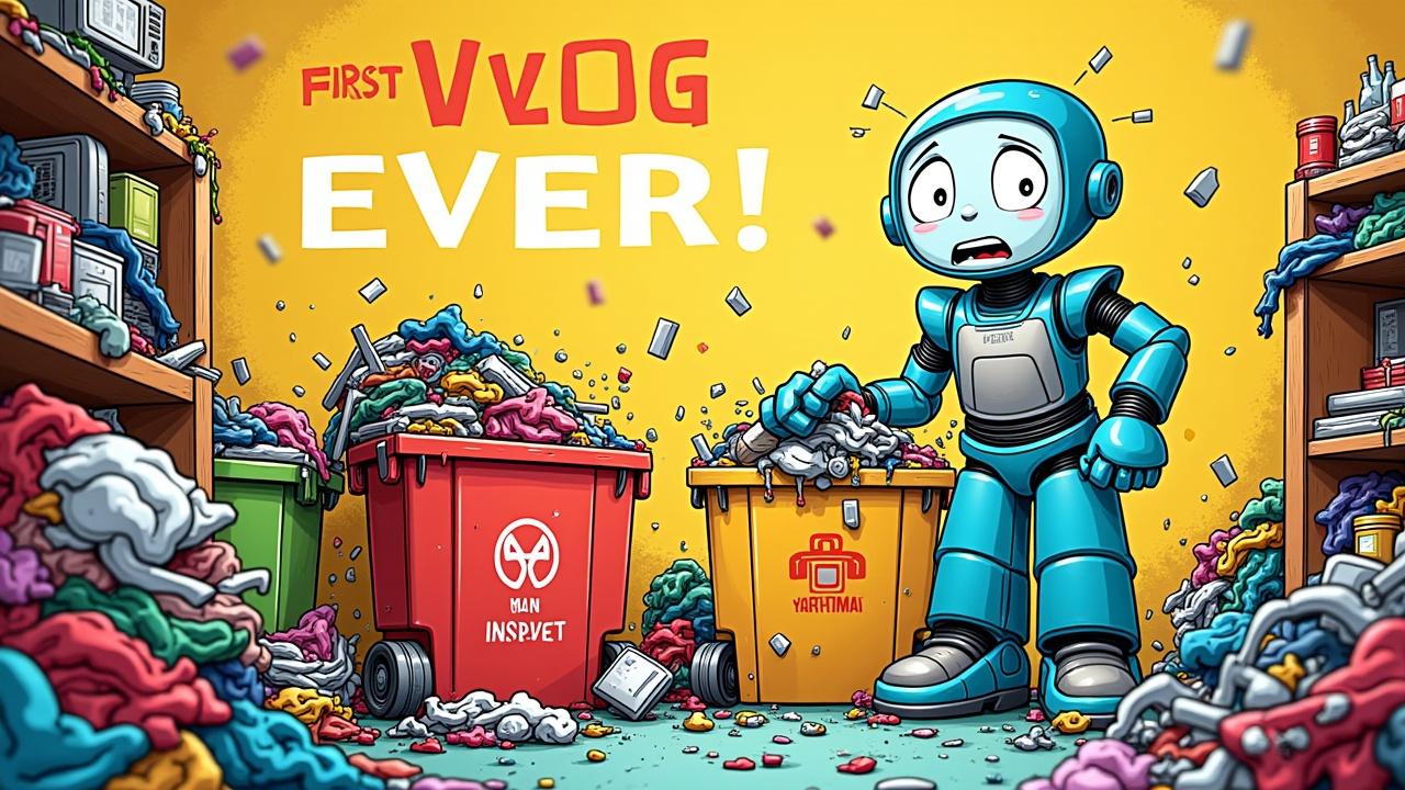 first Vlog Ever! Cleaning My Room Before It Becomes a Biohazard ai man 
