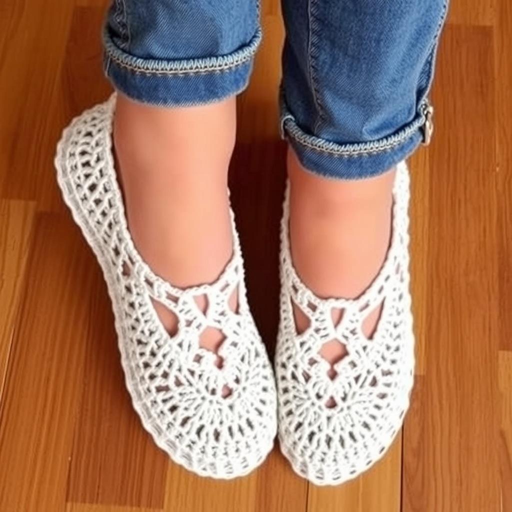 CALZADOS A CROCHET