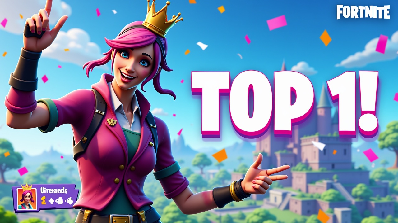 je dois faire top 1 en ranked sur fortnite

