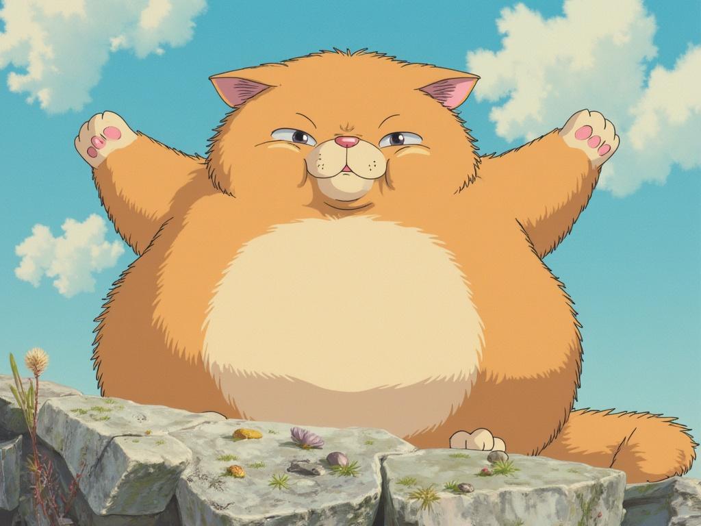 a fat cat