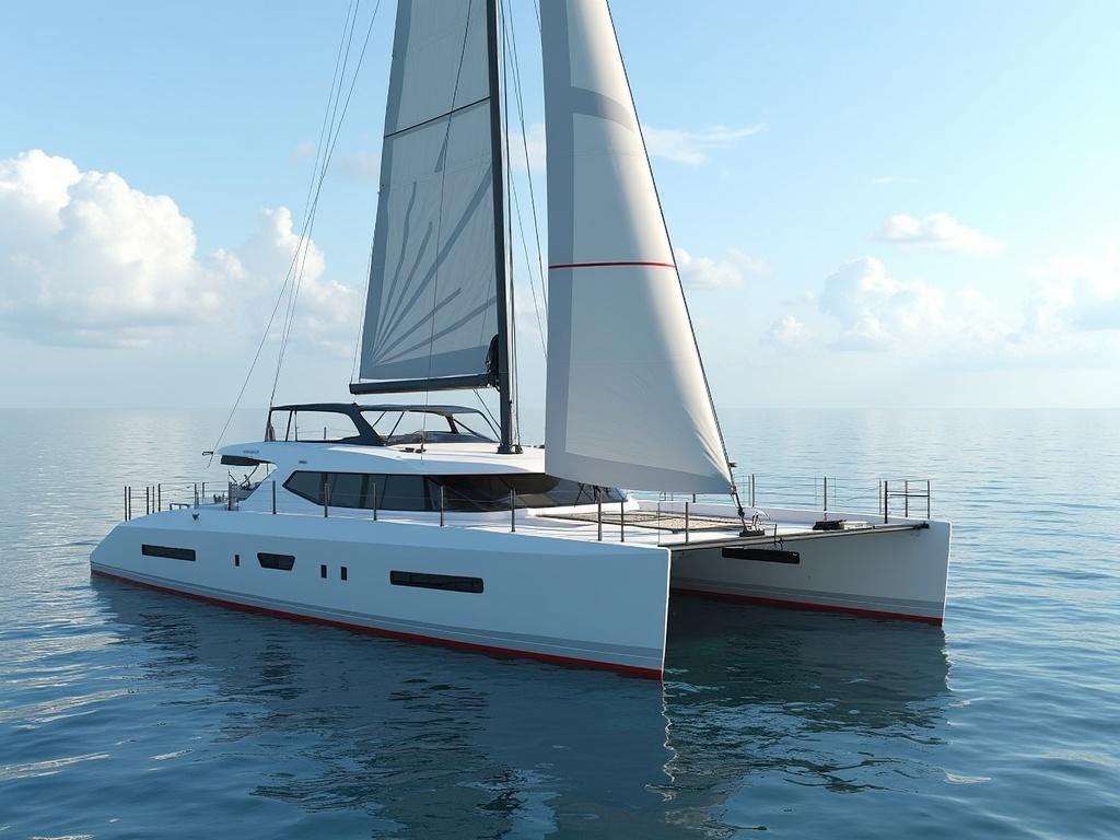 un catamaran  de sport sans mat

 

