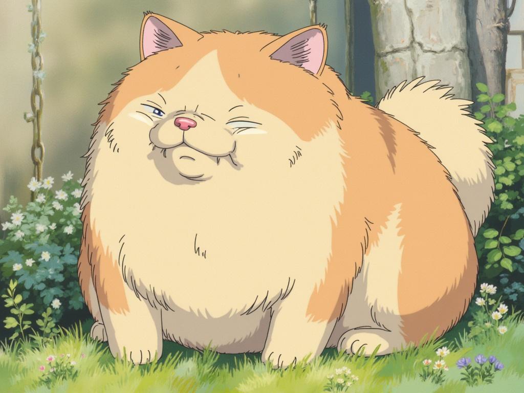 a fat cat