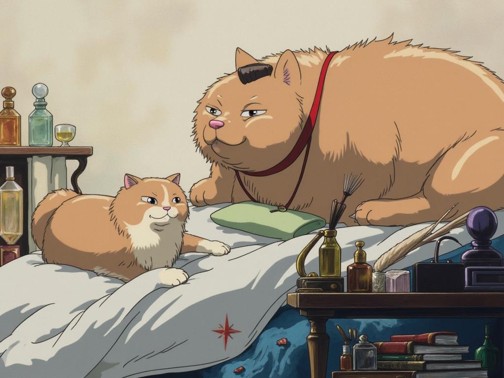 a fat cat