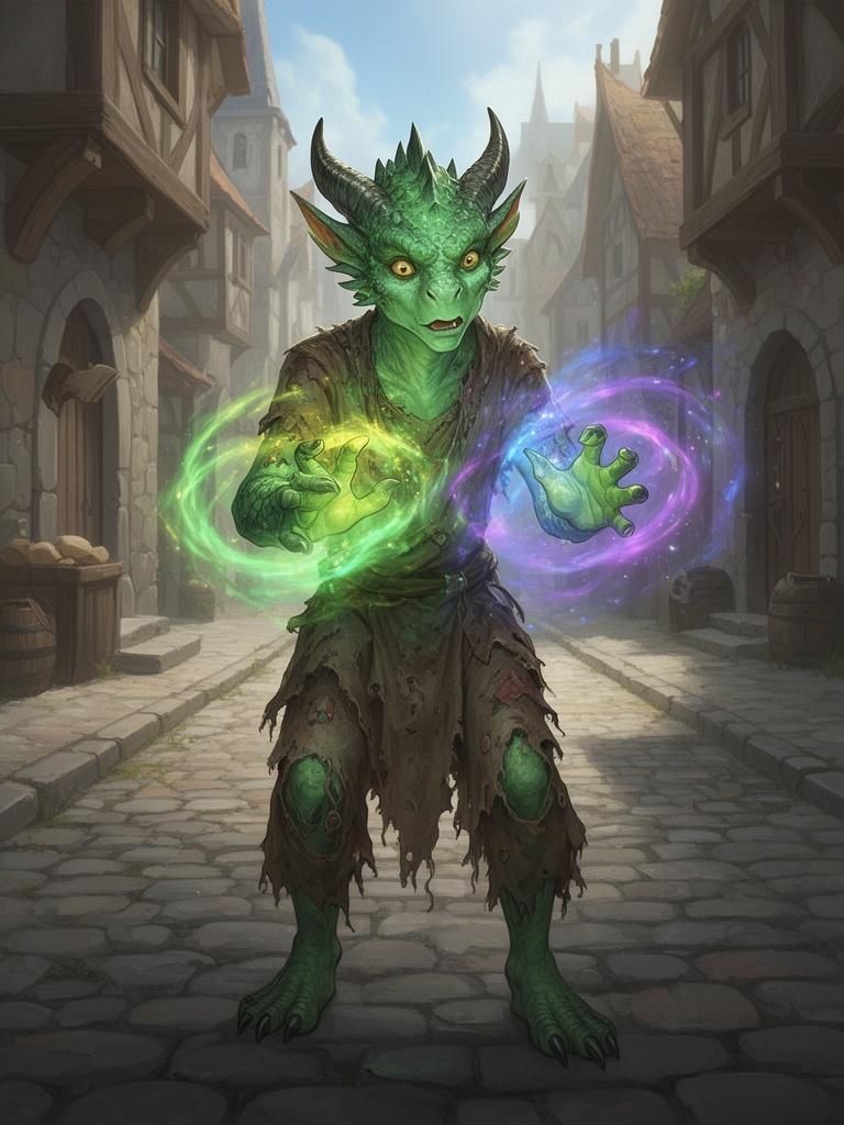 an-emerald-dragonborn-street-urchin-he-looks-like-b8p9yw538e