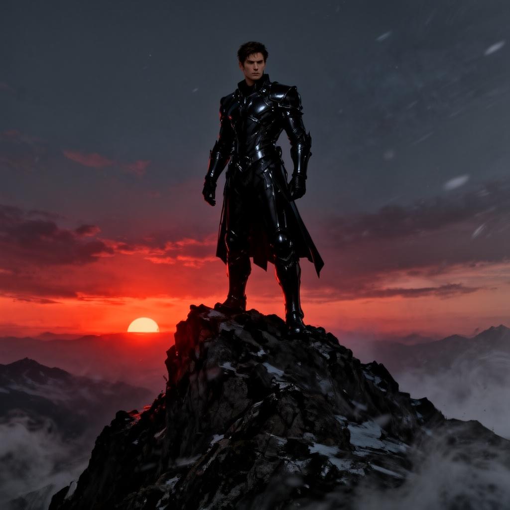 a-lone-stoic-male-figure-clad-in-a-sleek-obsidian-2tkqvhhgx9