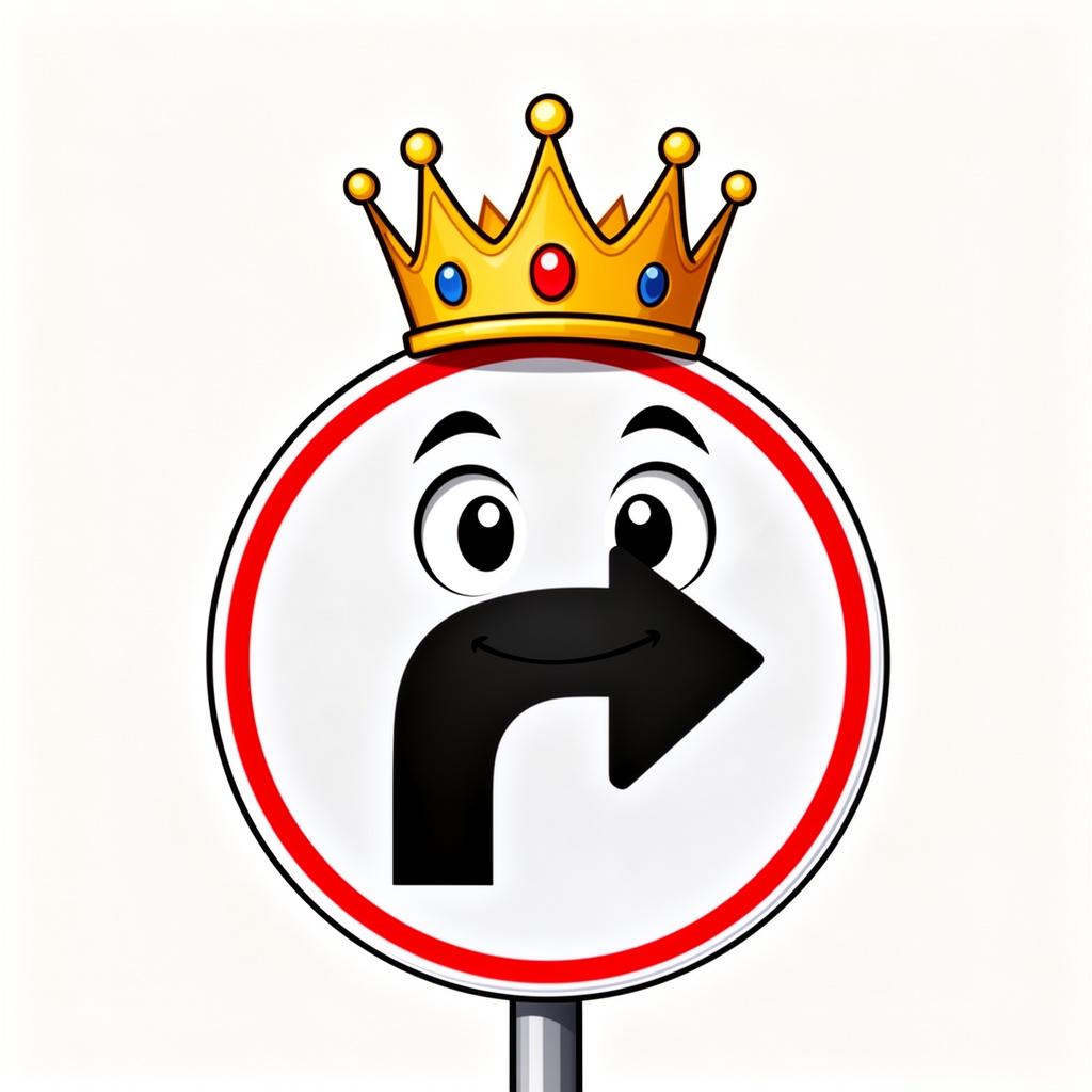 a-cartooon-picture-of-a-circular-u-turn-sign-fvy3yh3k0z