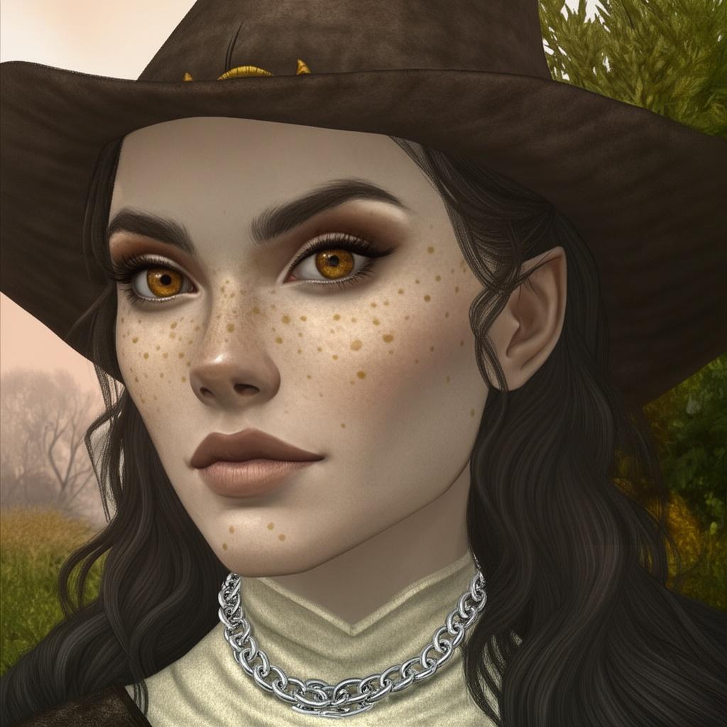 wearing-a-silver-chain-necklace-over-her-clothes-zwodm9odbi-2