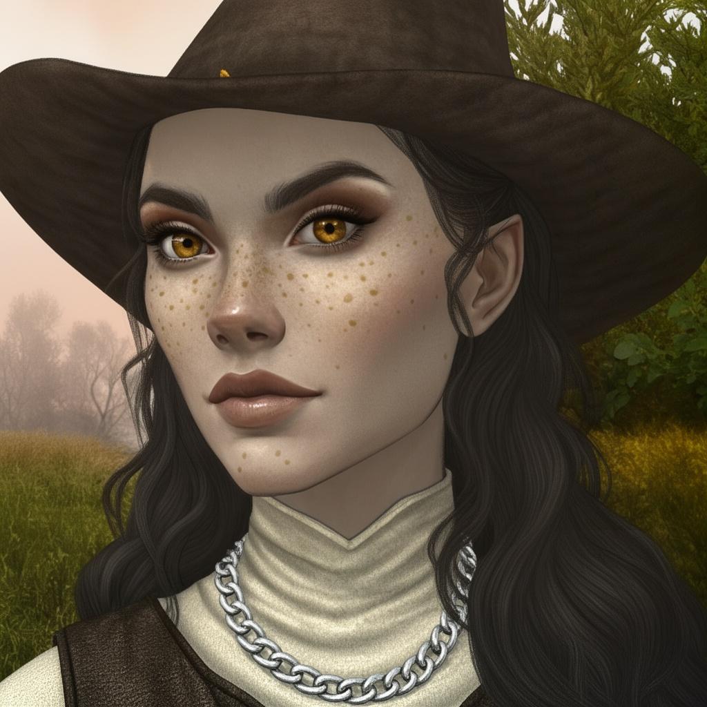 wearing-a-silver-chain-necklace-over-her-clothes-zwodm9odbi-4