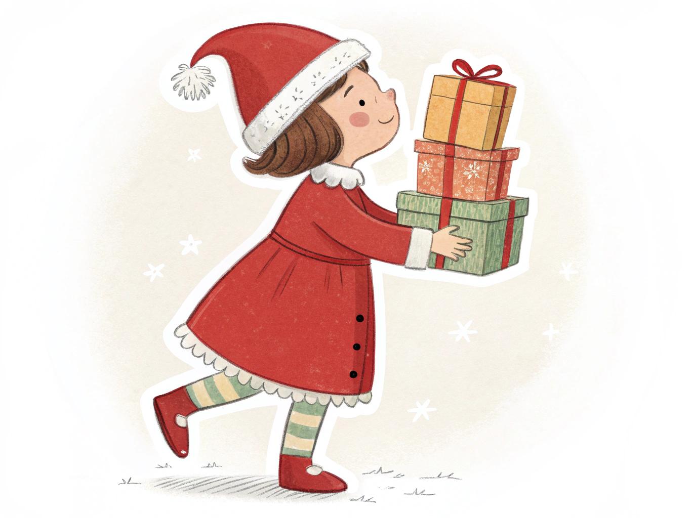 a-die-cut-sticker-of-a-little-girl-c5ff4gojrp