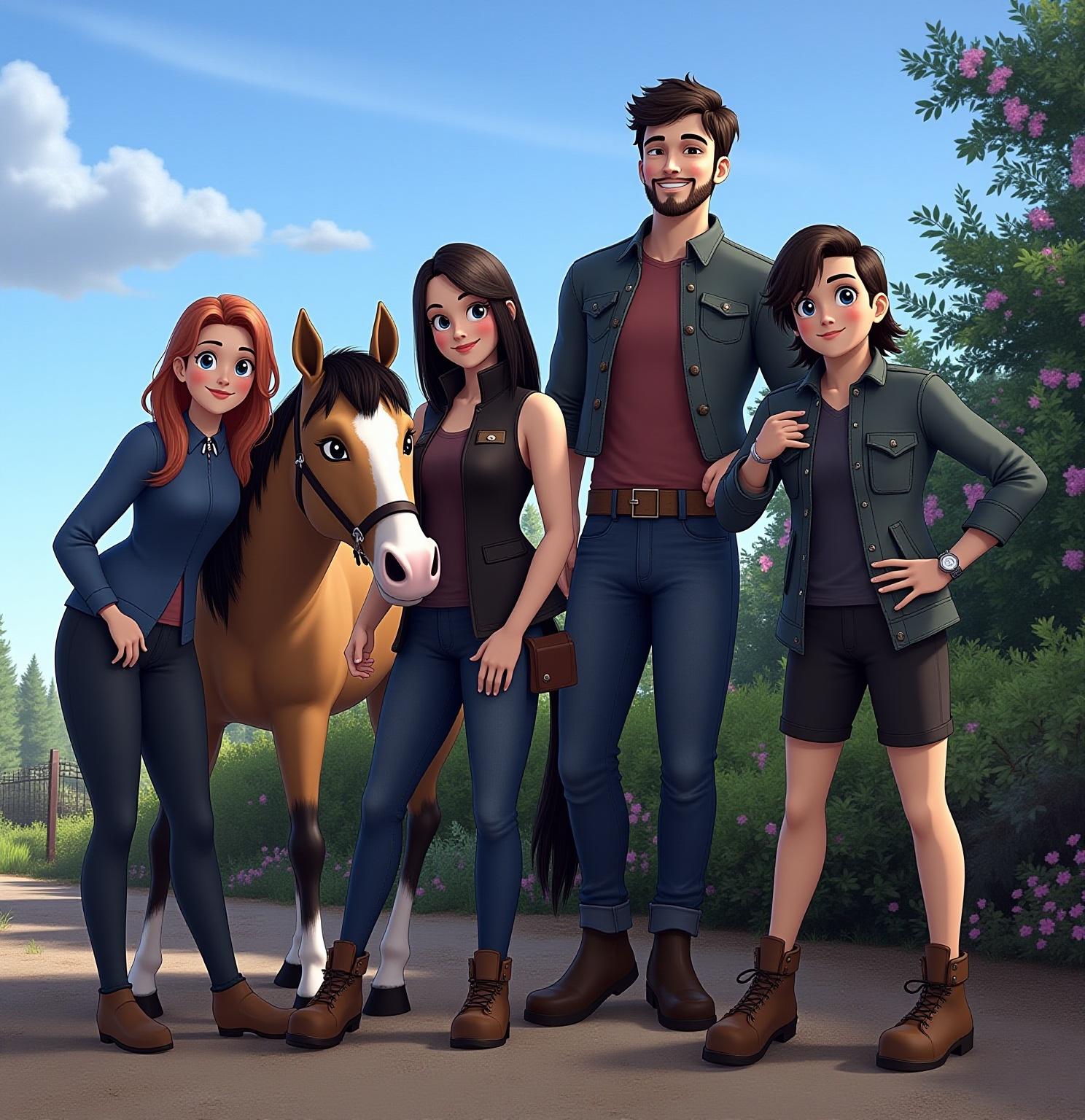 all-4-person-and-1-horse-disney-pixar-style-fw99h7dyhi-2