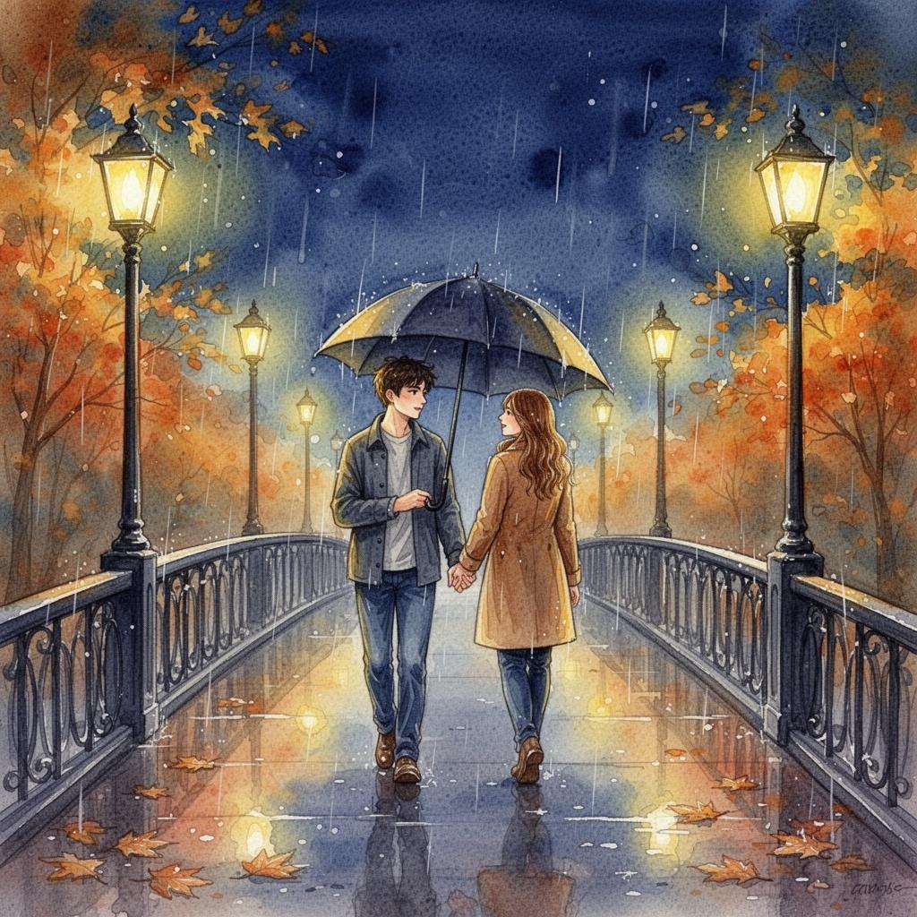 a-romantic-scene-young-couple-walking-on-a-bridge-ocg186rpyh-1