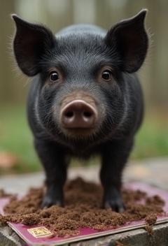 generate-an-image-of-a-black-disgusted-pig-tkgwpxduz8