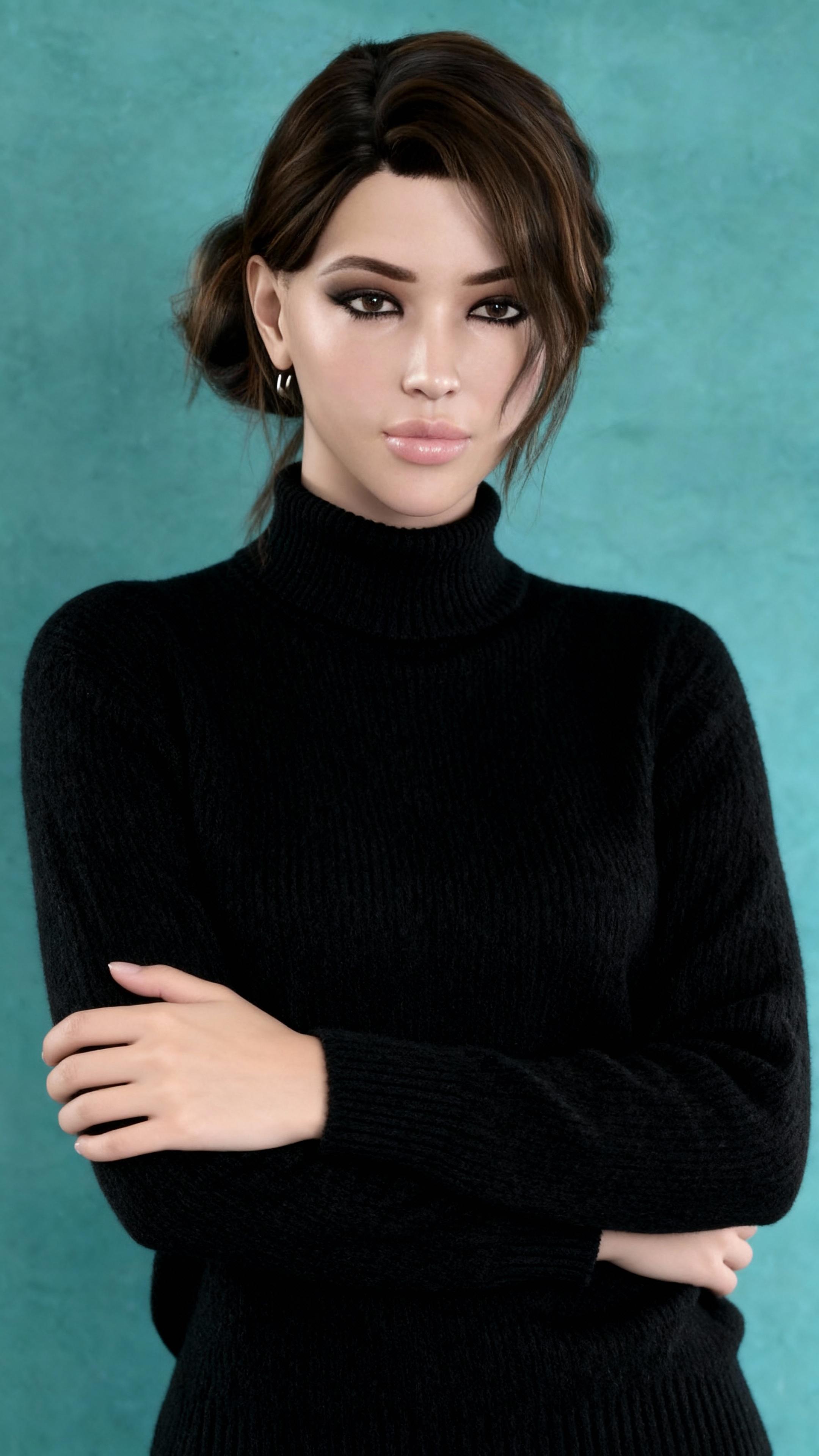 the-girl-is-wearing-a-black-polo-neck-sweater-and-z212k7zp4t-2
