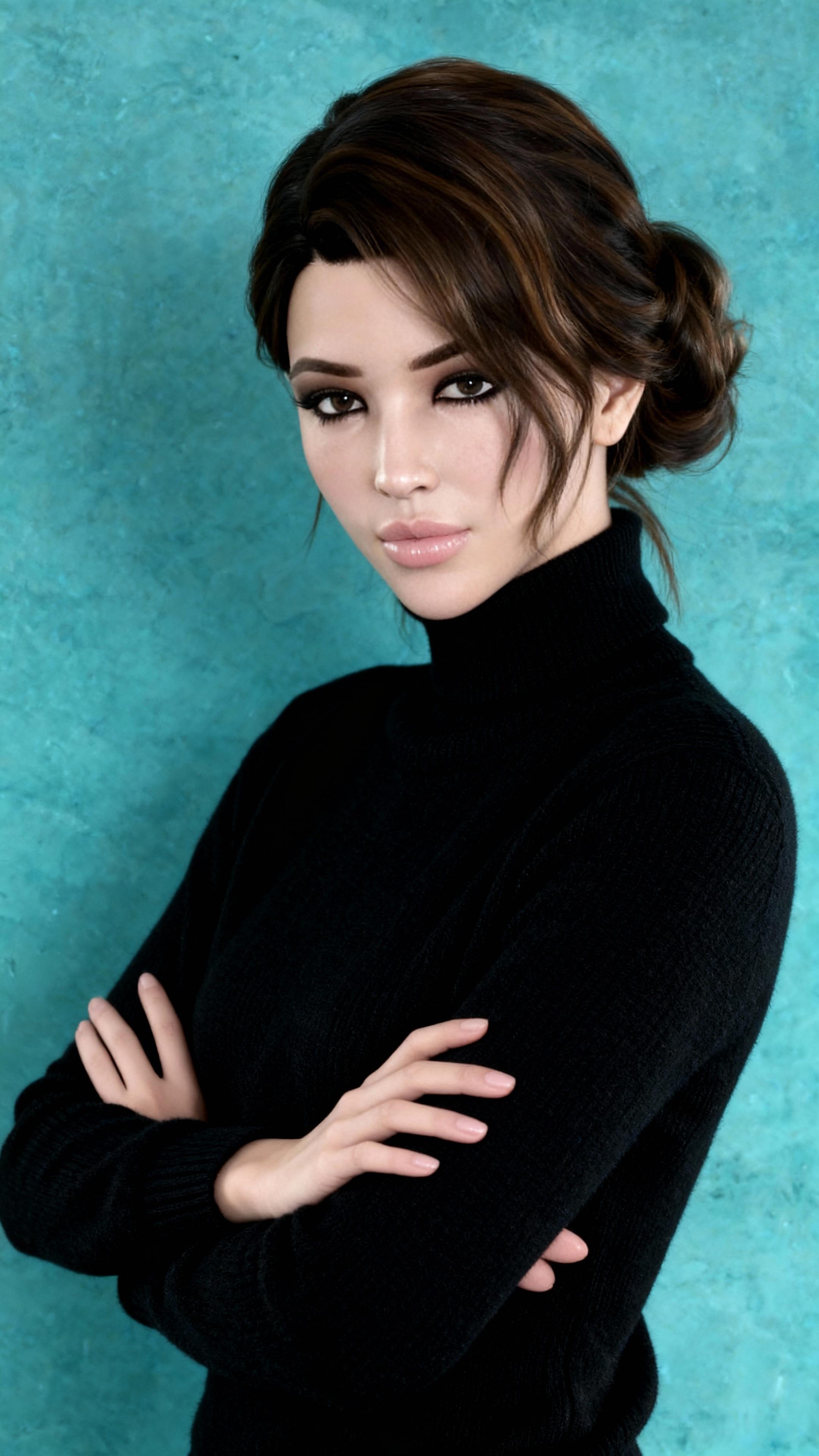the-girl-is-wearing-a-black-polo-neck-sweater-and-m7nfuf9u0a-4