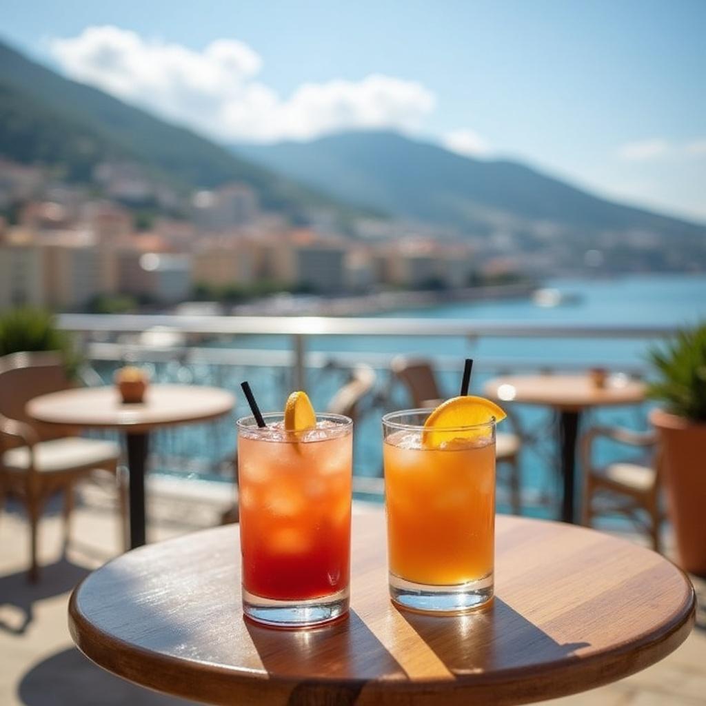 show-a-coffee-table-with-2-summer-drinks-and-in-i2h77ys6f0