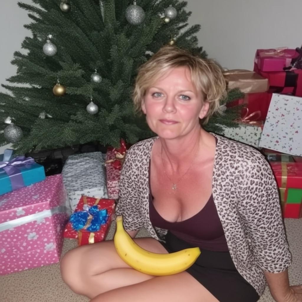 a-woman-has-a-banana-lying-on-her-legs-vqtjrp29pn