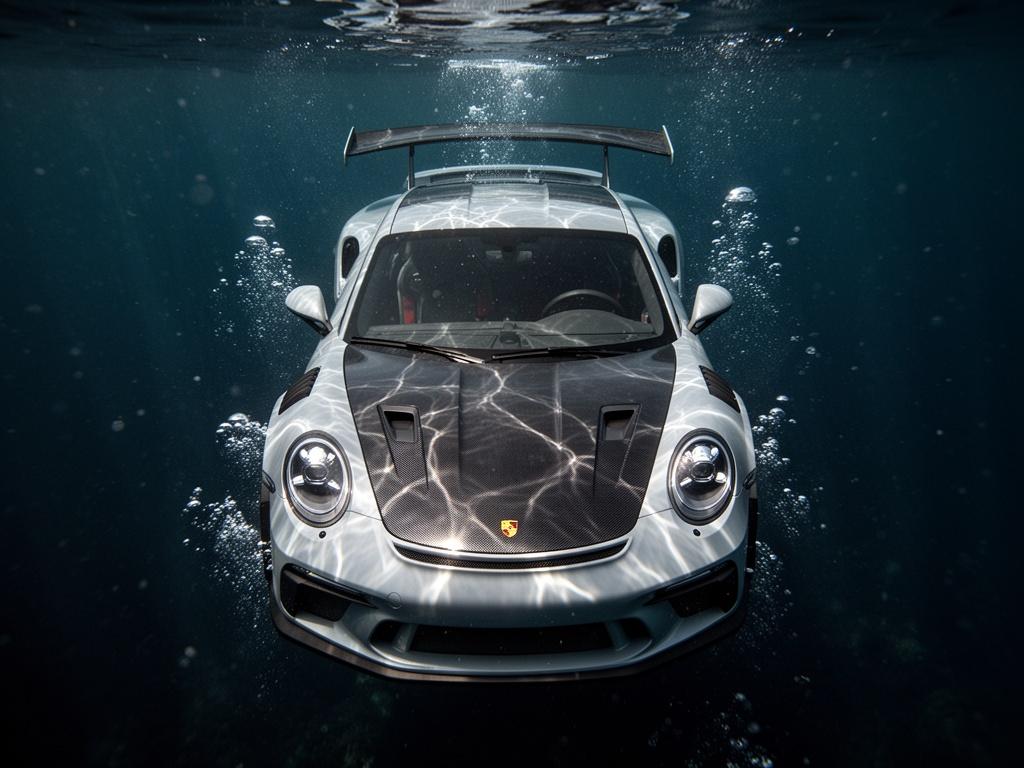 top-down-view-of-porsche-911-gt3-rs-underwater-o8o9ezfdlf