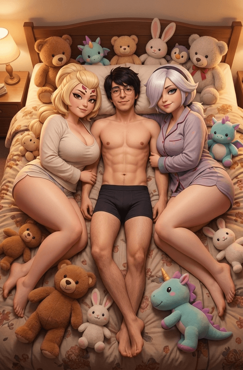 has-a-estas-mujeres-acostada-en-una-cama-y-con-et2lkm9lbu