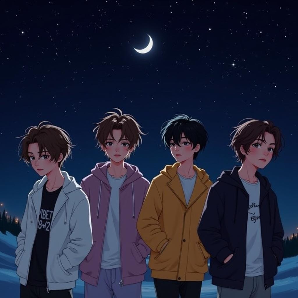 illustration-realiste-de-quatre-idols-kpop-sur-un-j839f5sqzq