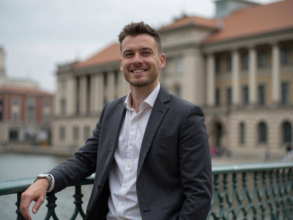 a-man-leaning-against-a-railing-in-front-of-a-o0iksr7s5b