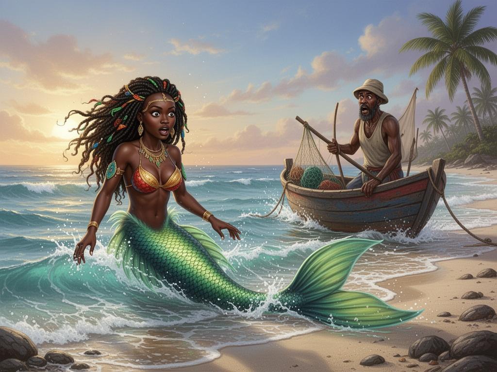 generer-une-sirene-africain-entre-les-nager-au-m4gjfgg8uo