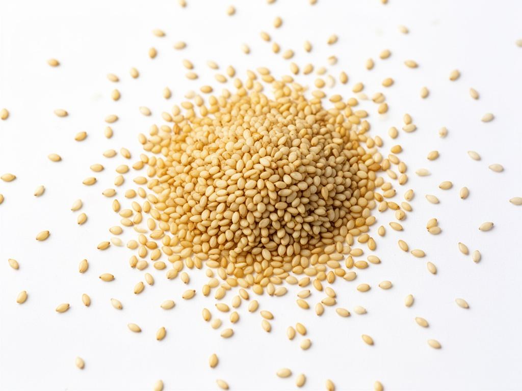 white-background-yellow-sesame-seeds-scattered-cbwuzcm55w