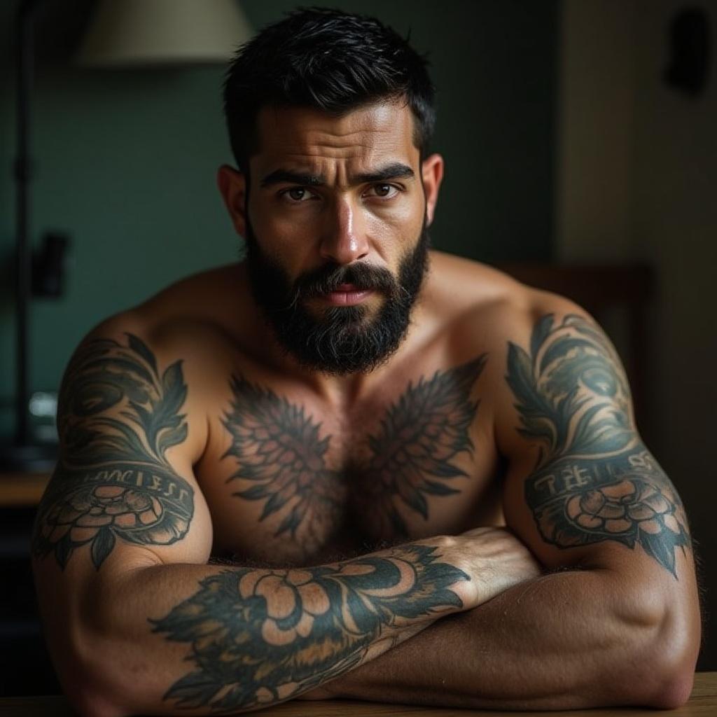 uma-foto-de-um-homem-de-lado-com-o-braco-tatuado-e-1ov8iz350