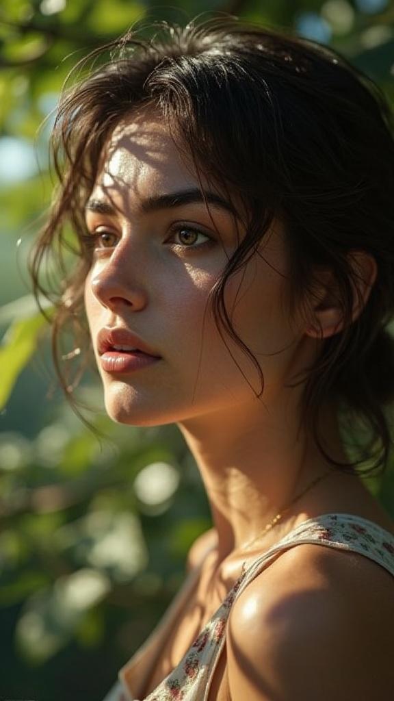 a-contemplative-young-woman-her-face-softly-l2ldy27ilk