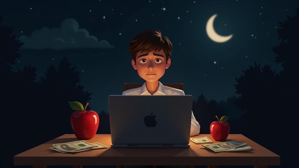 american-worker-sitting-alone-at-night-bills-on-qb9ve13qkz