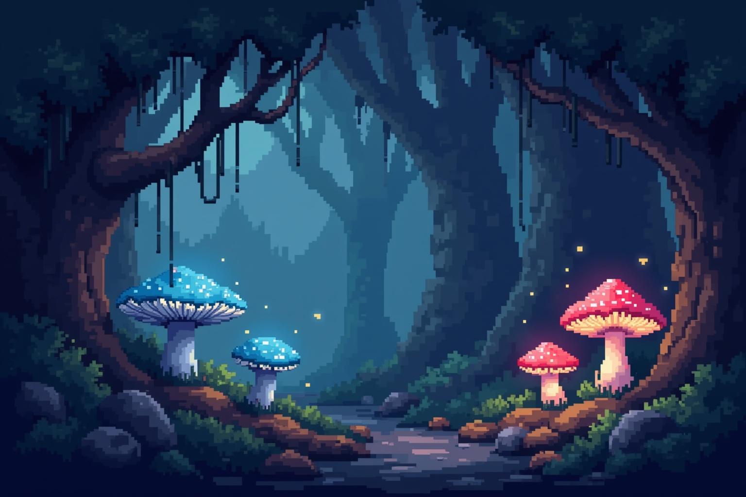 a-moody-calm-and-slightly-eerie-forest-cave-v8wlav158h