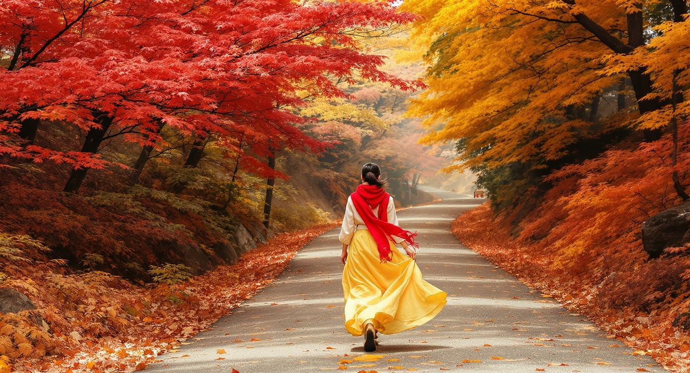 a-30-year-old-asian-woman-viewed-from-a-distant-e0jaoy1dxq