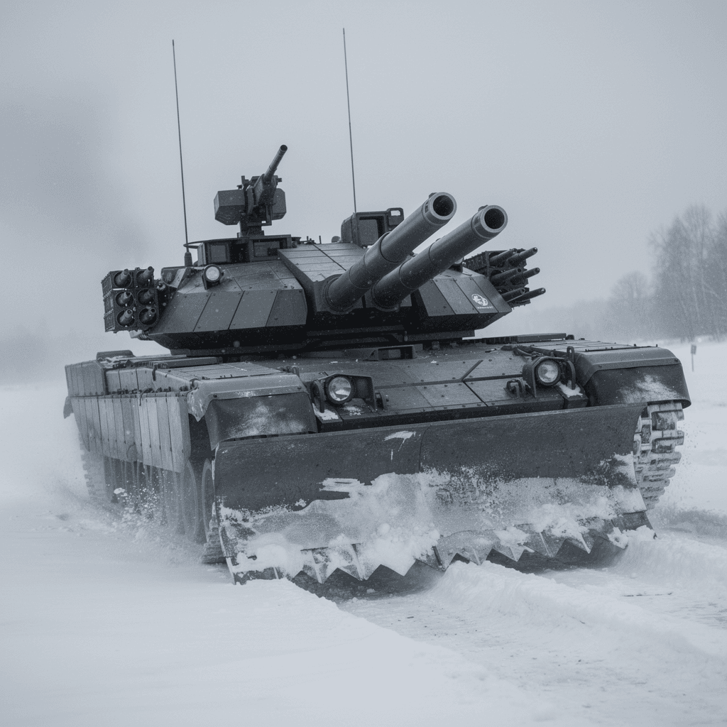 a-dark-grey-mainbattle-tank-its-turret-has-two-8oofp7u6za