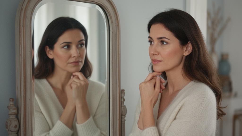 woman-looking-at-her-reflection-in-a-mirror-r8oc828wtp